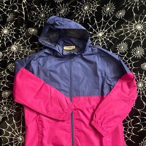 Blue and Pink Windbreaker